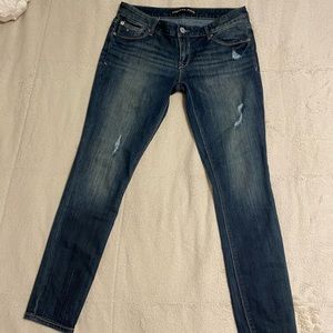 Express Dark Wash Jean Legging